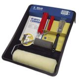 Kit Pintura 5 Peças 1002 Atlas Bandeja 23cm Rolo 23cm Lã Poliéster Rolo Espuma 9cm Pincel 1&#39;