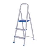 Escada Alumínio 3 Degraus 110cm Mor - Capacidade 120kg - Leveza E Durabilidade