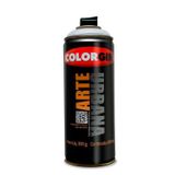 Spray Arte Urbana Cinza Claro 934 Colorgin Tinta Acrílica Fosca Alvenaria Concreto Madeira 48 Cores