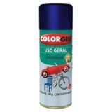Spray Tinta Metálica Azul Angra Uso Geral 400ml - Colorgin