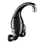 Torneira Eletrônica Preta 220v 6500w - Resistência Rel265 - Bica Móvel - Parede/balcão