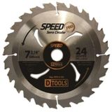 Serra Circular Speed Pro 7 1/4&#39;&#39; 24 Dentes - Dtools Para Corte Rápido