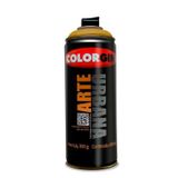 Spray Tinta Acrílica Arte Urbana Ouro 991 - Colorgin 400ml - Acabamento Fosco