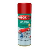 Spray Tinta Vermelho Solar Uso Geral Para Bike - Colorgin 400ml