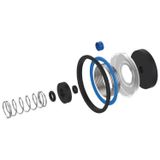Kit Reparo Unificado 8 Em 1 Válvula Hydra Vce/vcr/lisa I - Liga De Cobre E Aço Inoxidável