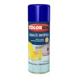 Spray Esmalte Sintético Azul Colonial (738) - Colorgin 350ml Para Ferro, Madeira, Metal E Mais