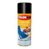 Spray Colorgin Preto Para Plásticos, Pvc, Acrílicos E Mais - 350ml