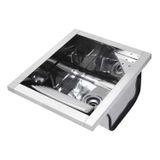 Tanque Inox 23 Litros Sobrepor Alto Brilho - Docol 44x51,5x26cm