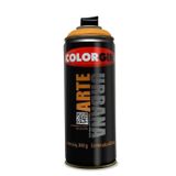 Spray Arte Urbana Caramelo 931 Colorgin - Tinta Acrílica Fosca Para Alvenaria, Madeira E Metal