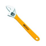 Chave Inglesa 10&#39;&#39; Cabo Emborrachado - Dtools - Medidor Lateral Em Milímetros