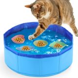Cat Pool Toy Mity Rain Com Tigela De Guloseimas Móvel Para Gatos Que Vivem Em Ambientes Fechados