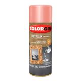 Spray Metallik Rose Gold (56) Colorgin 350ml Tinta Acrílica Decoração Em Ferro, Madeira Cerâmica