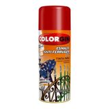 Spray Antiferrugem 3 Em 1 Vermelho - Colorgin Para Ferro E Metal 2035