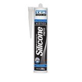 Silicone Preto 256g Tekbond - Adesivo Selante Para Construção Civil