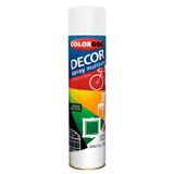 Spray Colorgin Decor Multiuso Branco Fosco 360ml - Resina Acrílica - Uso Interno E Externo