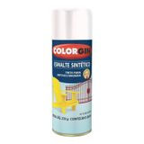 Spray Esmalte Sintético Branco 350ml - Ideal Para Ferro, Madeira, Metal E Cerâmica