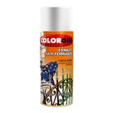 Spray Antiferrugem 3 Em 1 Branco Alto Brilho - Colorgin 2031 - Ambientes Internos E Externos - 400ml