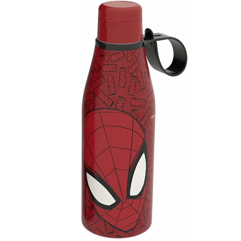 Garrafa Abre Fácil Do Homem-aranha Antivazamento Com Alça Plasutil