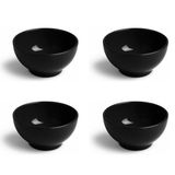 Kit Família 4 Bowl Cerâmica 300 Ml Para Cereal Granola