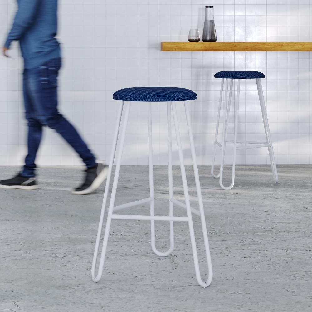 Conjunto Com 4 Banquetas Altas Ginger