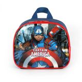 Lancheira Escolar Infantil Azul Capitao America