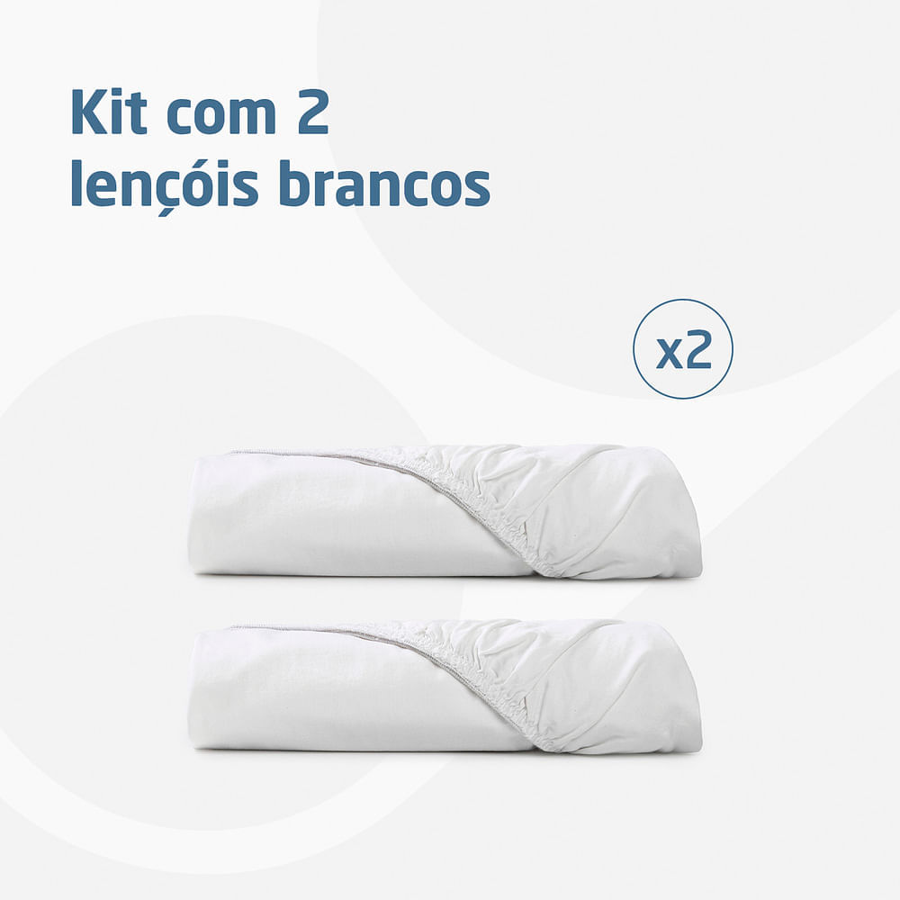 Kit 2 Lençois Iora, Iora Air E Tori Maxi-cosi - Branco