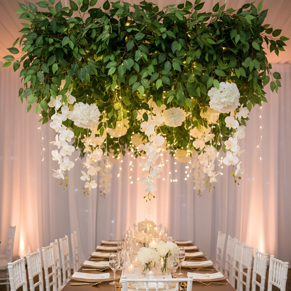 15 Ramos De Fícus Lyrratta Artificial Preço Promocional - Ideal Para Complementar Árvores Permanentes