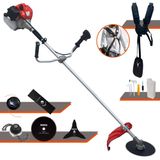 Roçadeira Profissional Completa Anmax Cg520p Tb À Gasolina 2t 52cc 10.000rpm 2,2hp De Potência Com Kit 3 Lâminas De Corte, Trimmer E Carretel De