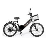 Bicicleta Eletrica New Confort Full 800w Preta Duos Bikes