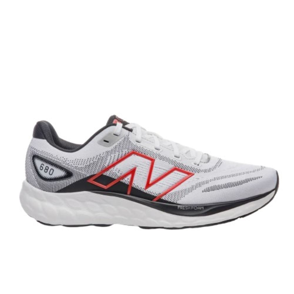 Tênis New Balance 680v8 Branco Cinza-masculino
