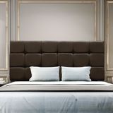 Cabeceira Estofada Cama Box Casal 140 Cm Costa Rica Suede