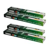 4 Luminárias Led Sobrepor Line 9w 30cm 3000k Taschibra