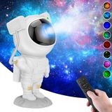Projetor Astronauta Luminária Luz Noturna Com Bluetooth Som