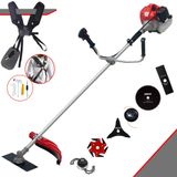 Roçadeira Profissional À Gasolina Cg520p 52cc 2,2hp C/ Carretel E Lâmina 2 Pontas + Extra Lâmina 3 Pontas, Lâmina 6 Pontas, Lâmina 80 Dentes E