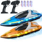 Pacote Rc Boat Vevor Para Crianças Com Luz Led E 4 Baterias