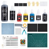 Kit De Pintura 3d Elegoo Multifuncional Para Modelos De Impressão 3d