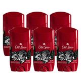 Desodorante Old Spice Wolfthorn, Sem Alumínio, 76 Ml, Pacote Masculino, Pacote 6