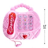 Telefone Infantil Com Luz E Som - Tudo Em Caixa