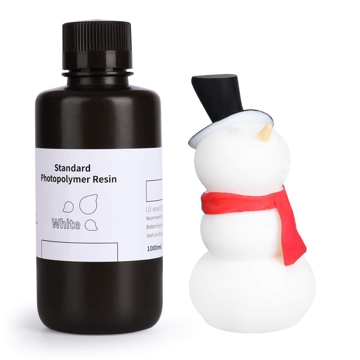 Resina De Impressora 3d Elegoo Padrão Atualizado 2.0 405nm 1l Branca