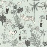 Papel De Parede Bambino Xviii Floresta 531800 Rolo 10m X 0,53m
