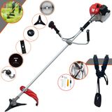 Roçadeira À Gasolina Cg520p 52cc 2,2hp De Alta Performance C/ Carretel E Faca 2 Pontas + Extra Faca 3 Pontas, Faca 40 Dentes, Faca 80 Dentes E Trim