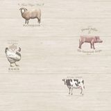 Papel De Parede Kitchen Recipes G12300 - Rolo 10m X 0,53m