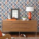 Papel De Parede Soho Geométrico Têxtil 25542 - Rolo 10m X 0,53m