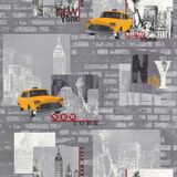 Papel De Parede Les Aventures 12102002 - Rolo 10m X 0,53m