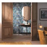 Papel De Parede Barbara Home Folhagem Azul E Verde 687828