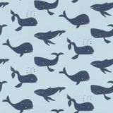 Papel De Parede Bambino Xviii Baleia 531510 Rolo 10m X 0,53m