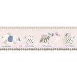 Faixa De Parede Bambino Xviii Zôo 249873 Rolo 5m X 0,17m