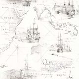 Papel De Parede Les Aventures 51136809 - Rolo 10m X 0,53m