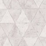 Papel De Parede Infinity Pirâmide Cinza If3101 - Rolo 10m X 0,53m