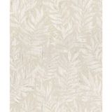 Papel De Parede Barbara Home Folhagem Cinza E Bege 561203